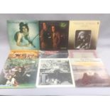 SELECTION OF FOLK VINYL ALBUMS X 9. Artist's here include - Barry Dransfield - Fairport Convention -