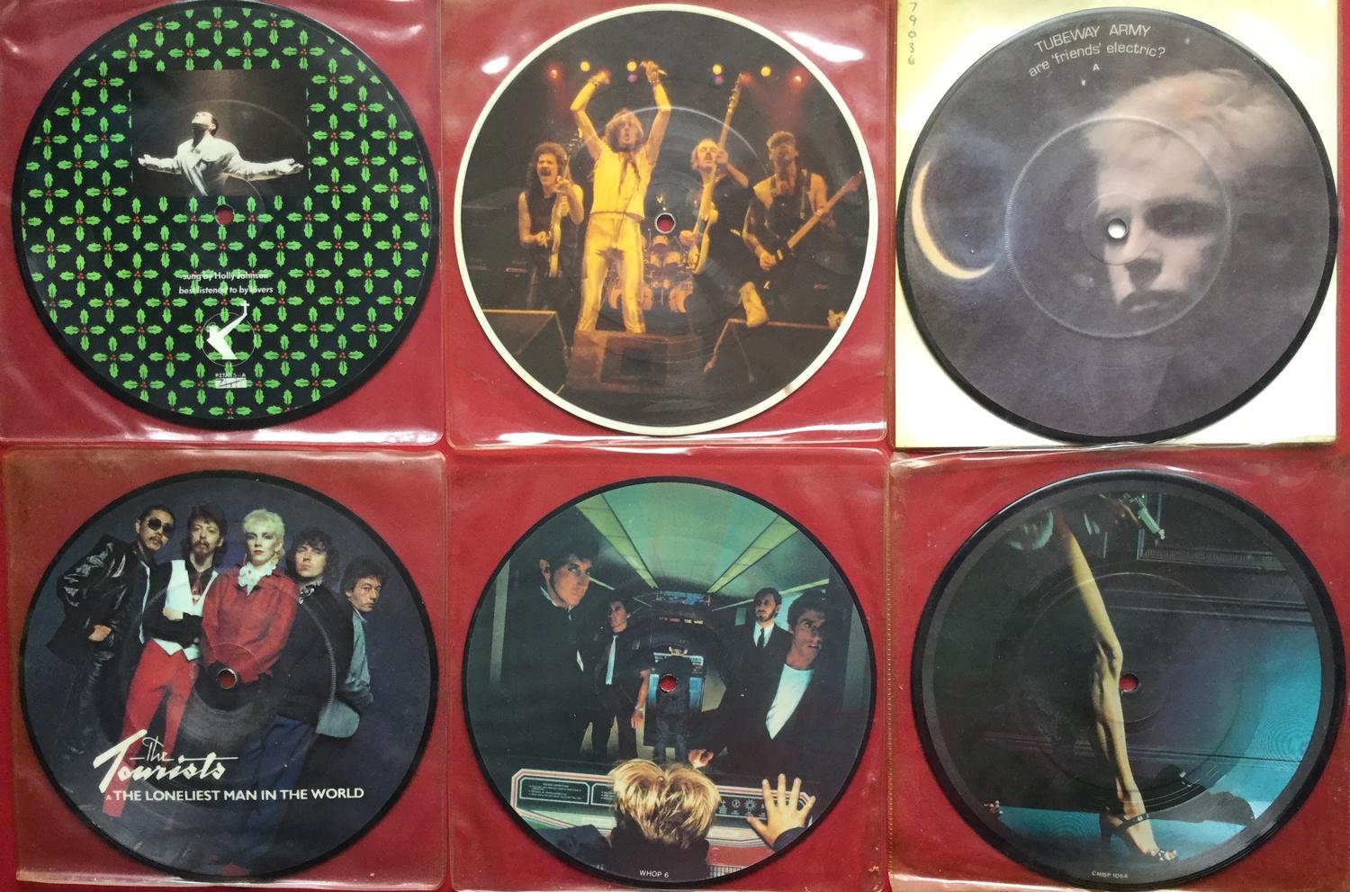 PACK OF 7" PICTURE / COLOURED 7" SINGLE RECORDS. This bunch includes artist's as follows - XTC - The