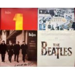 BEATLES UN-PLAYED VINYL LP RECORDS. Four albums here all as new to include 'Live At The BBC' PCSP