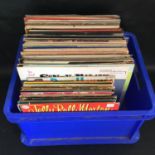 LARGE BOX OF 10" AND VINYL LP'S. Jazz related albums here to consist of artist's - Sonny Rollins -