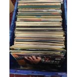 VERY LARGE BOX OF VINYL LP RECORDS. This box hosts a mash up of various artist's and genre's, to