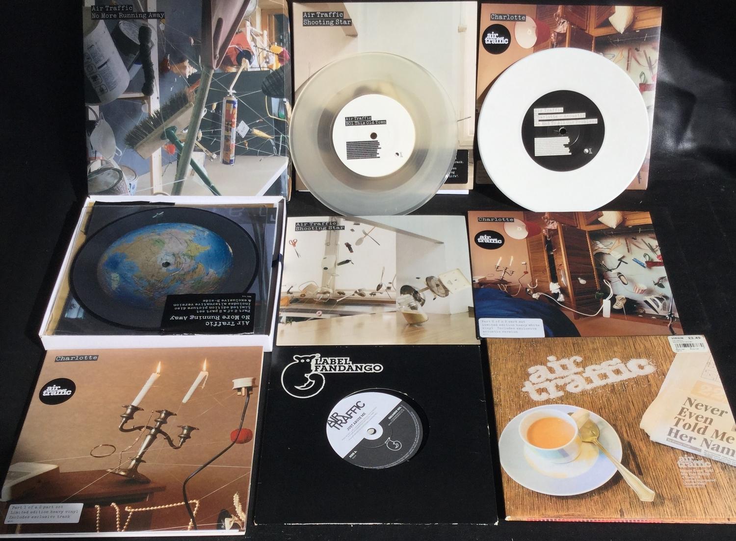 AIR TRAFFIC VINYL 7" SINGLES. This lot includes box set 'No More Running Away' - Parts 1 & 2 of ' - Image 2 of 2