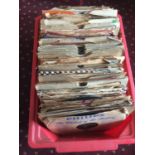 LARGE BOX OF ROCK/POP 78rpm RECORDS. Nice selection here with various artist's to include - The