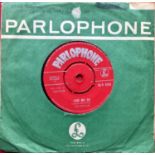 THE BEATLES 'LOVE ME DO' ORIGINAL RED PARLOPHONE 7" SINGLE. Released in 1962 with reference number