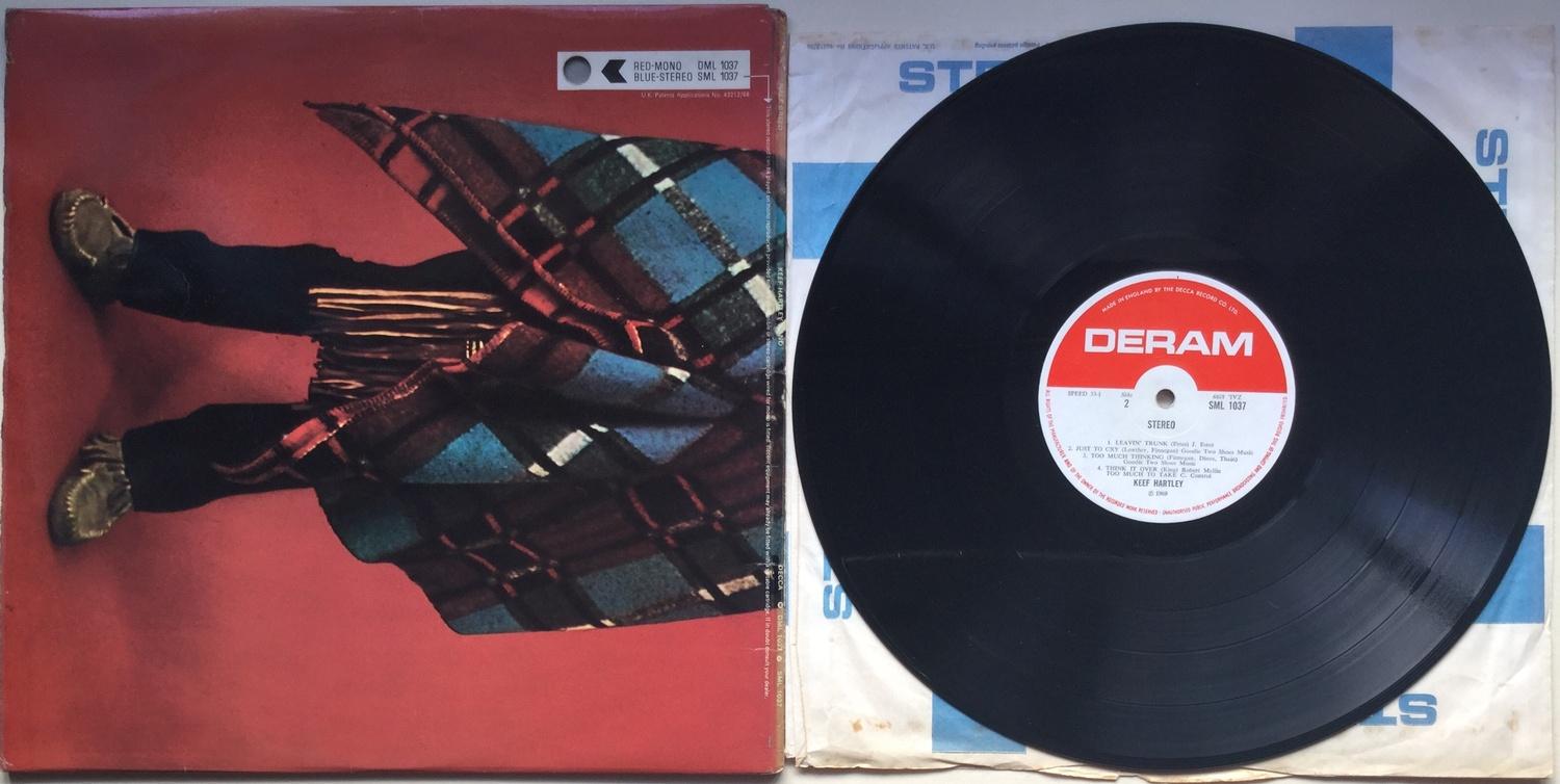 KEEF HARTLEY BAND 'HALFBREED' VINYL LP RECORD. UK Deram Stereo 1st press with 1W ending matrix - Image 2 of 3