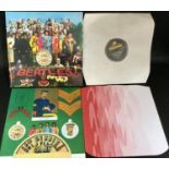BEATLES 2012 VINYL LP RECORD. The Beatles "Sgt Peppers" E.M.I. Gramophone Records PCS-7027 stereo