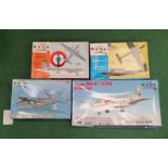 Four model kits by MACH to include Dornier DO. 26. All seem complete but not checked.