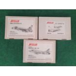 Four Model kits by Aeroclub to include Hawker Hunter T. Mk. 7/8 and others. All seem complete but