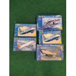 Five model kits by Revell to include Harrier GR Mk7/9, Boeing 737-800 "Ryanair" and others. All seem