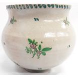 Carter & Co Poole Pottery early transitional ware sprig decoration vase designed by James Radley