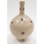 Carter & Co (Poole Pottery) tin glazed bottle vase, impressed mark no. 5 1908-1921, 8.5" high.