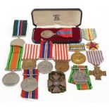 Group of 12 military medals.