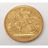 1900 half sovereign.