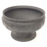 A black Wedgwood basalt bowl.