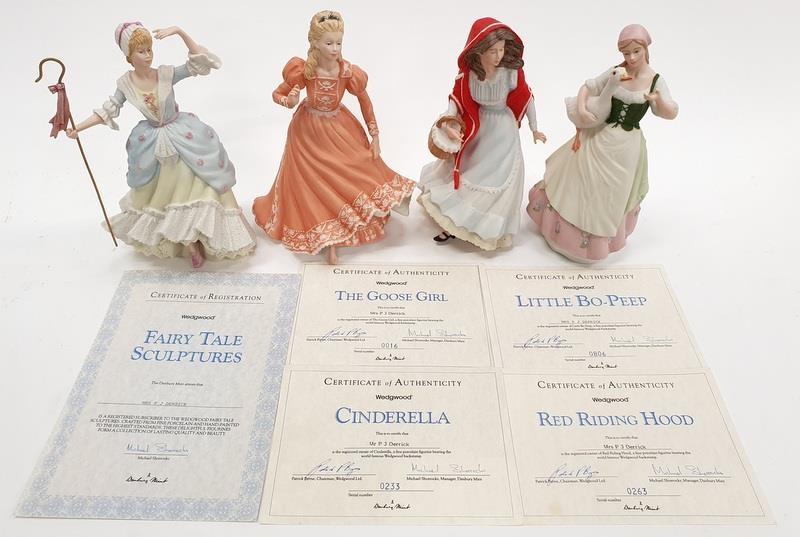 Wedgwood figurines with certificates.