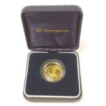 Queen Elizabeth The Queen Mother Proof £25 coin in box.