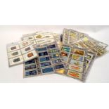 Cigarette card collection.