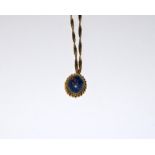 Opal triplet gold 925 Vermeil necklace.