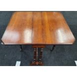 Edwardian mahogany Sutherland table.