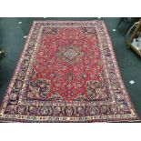 Mashad room size carpet. 383x283cm.