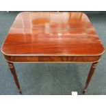 Edwardian mahogany tilt top tea table.