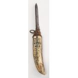 Hippo Nile tooth knife C 1800.