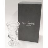 Waterford crystal twister vase boxed.