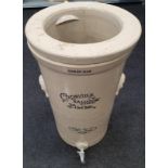 An antique porcelain Cheavin's "Saludor" safe water filter.