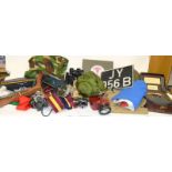 Mixed crate of Militaria items.