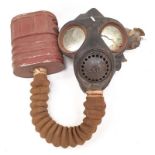 A Vintage WW2 Gas Mask "No.4 MkIII".