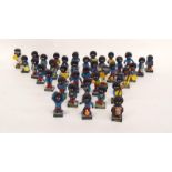 Set of 40 Robertson Jam figurines.