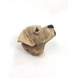 Dog head stick handle.