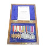 WWII group of medals to V.Sutcliffe.