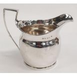 George III silver cream jug - London 1799. 6oz.