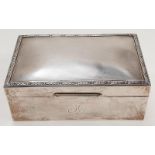 Silver cigarette case.