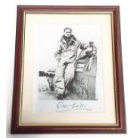 Douglas Badger signed photograph.