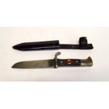 WWII German Hitler youth dagger/sheath.