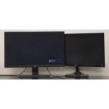 Benq 27.5" computer monitor together with LG 24" computer monitor (Direct from the receiver).