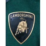 A Lamborghini sign (L) Ref 233.