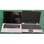 Apple Macbook together with HP EliteBook laptop (WP103).