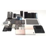 Mixed collection of smartphones and gaming devices (WP65).
