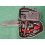 Craftsman petrol chainsaw in plastic case (HP5).