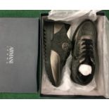 Armani Jeans size 6 Nero trainers as new reference 50