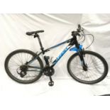 Giant Revel blue and black mountain bike. (HP).