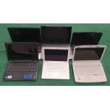 Six laptops from Asus, Compaq, Acer and Apple (Direct from the receiver).