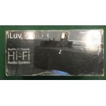 iLuv BluePin 2.1 Channel Hi-Fi Audio System in box (REF WP299).
