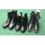 Three pairs of Next boots sized 5 and 6 (REF 89).