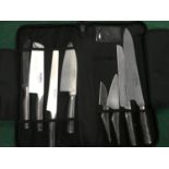 Global Knife set in case (REF 11).