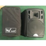 Pair of W Audio Speakers (REF WP).