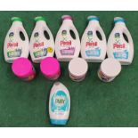 Large collection of washing gel and cleaning products (REF 49).